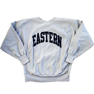 Vtg Champion Reverse Weave Eastern Illinois University Sweatshirt Crewneck Sz XL